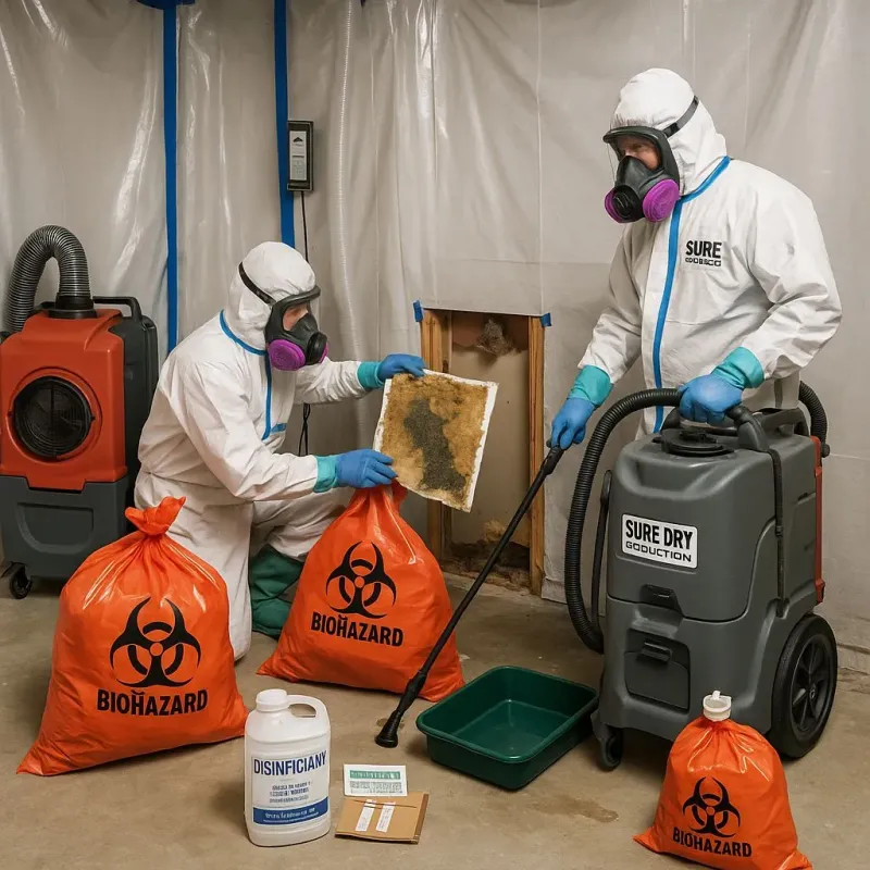 Contaminated Water Handling Protocols process in Uptown, IL